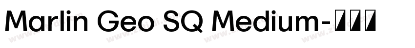 Marlin Geo SQ Medium字体转换